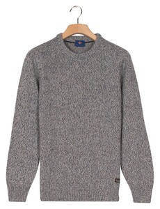 Baileys Crew Neck Pullover Multicolor Single Knit Trui Faded Denim