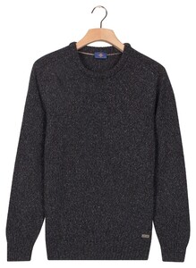 Baileys Crew Neck Pullover Multicolor Single Knit Trui Navy