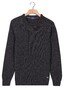Baileys Crew Neck Pullover Multicolor Single Knit Trui Navy