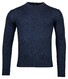 Baileys Crew Neck Pullover Single Knit Uni Merino Trui Dark Blue