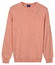 Baileys Crew Neck Solid Color Cotton Knit Trui Abrikoos