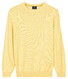 Baileys Crew Neck Solid Color Cotton Knit Trui Maisgeel