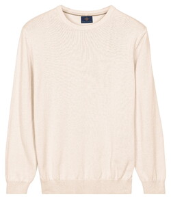 Baileys Crew Neck Solid Color Cotton Knit Trui Shell