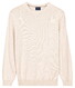 Baileys Crew Neck Solid Color Cotton Knit Trui Shell