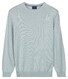 Baileys Crew Neck Solid Color Cotton Knit Trui Soft Blue