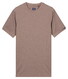 Baileys Crew Neck Subtle Two-Tone T-Shirt Brown