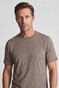 Baileys Crew Neck Subtle Two-Tone T-Shirt Bruin
