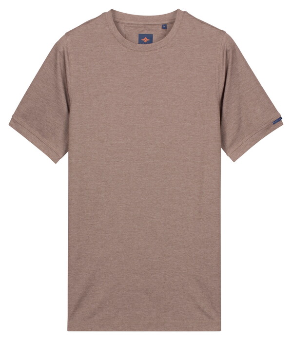 Baileys Crew Neck Subtle Two-Tone T-Shirt Bruin