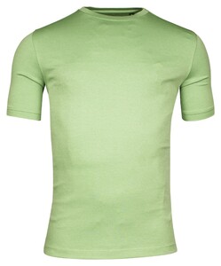 Baileys Crew Neck Two-Tone Interlock T-Shirt Apple Green