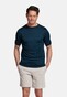 Baileys Crew Neck Two-Tone Interlock T-Shirt Dark Blue
