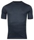Baileys Crew Neck Two-Tone Interlock T-Shirt Dark Blue