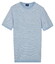 Baileys Crew Neck Two-Tone Jacquard Texture Trui Soft Blue