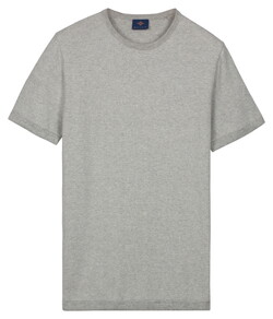 Baileys Crew Neck Two-Tone Jacquard Texture Trui Soft Grey