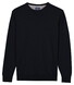 Baileys Crew Neck Uni Color Pima Cotton Trui Navy