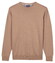 Baileys Crew Neck Uni Color Pima Cotton Trui Taupe