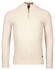 Baileys Diagonal Structure Knit Uni Color Half Zip Collar Trui Kitt Melange