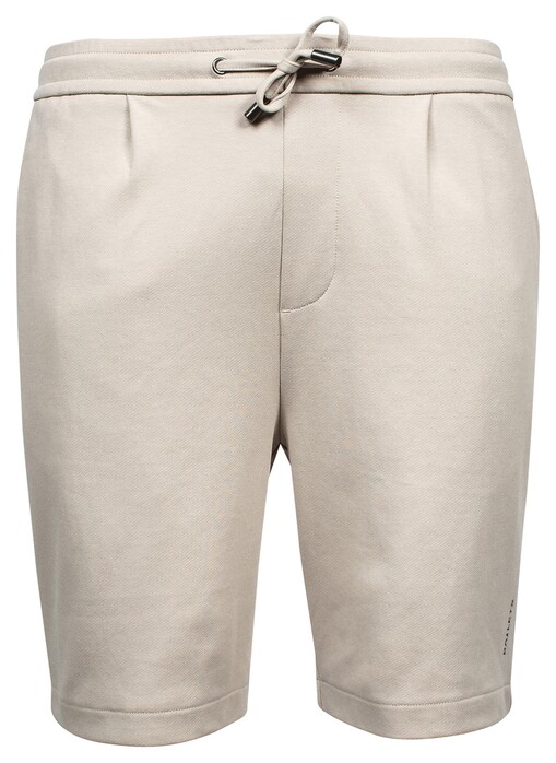 Baileys Drawstring Doubleface Interlock Subtle Texture Bermuda Beige