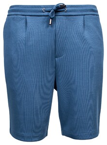Baileys Drawstring Doubleface Interlock Subtle Texture Bermuda Delft Blue