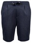 Baileys Drawstring Doubleface Interlock Subtle Texture Bermuda Navy