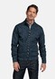 Baileys Faux-Uni Sweat Cardigan Zip Cotton Blend Vest Navy