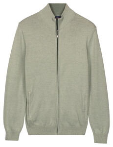 Baileys Fine Knit Full Zip Vest Misty Green
