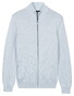 Baileys Fine Knit Full Zip Vest Soft Blue