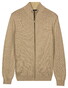 Baileys Fine Knit Full Zip Vest Taupe