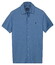Baileys Full Buttoned Short Sleeve Polo Cloud Blue