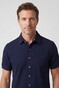 Baileys Full Buttoned Short Sleeve Polo Dark Blue