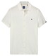 Baileys Full Buttoned Short Sleeve Polo Off White