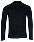 Baileys Full Zip Cardigan Flat Knit Collar Double Breast Pockets Vest Navy