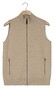 Baileys Full Zip Front Back Knit Stitch Cotton Cashmere Gilet Kitt