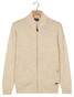 Baileys Full Zip Front Body Structure Knit Vest Mushroom