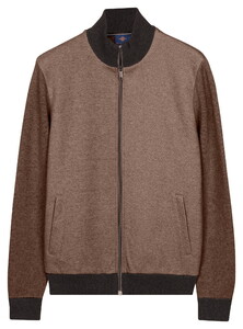 Baileys Full Zip Front Soft Flannel Twill Cardigan Shell