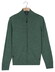 Baileys Full Zip Lambswool Single Knit Vest Dark Forest