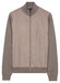 Baileys Full Zip Milano Knit Suedine Front Light Padded Quilted Cardigan Steel Grey