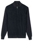 Baileys Full Zip Milano Knit Suedine Front Light Padded Quilted Vest Navy