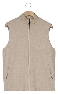 Baileys Full Zip No Sleeve Front Light Padded Flanel Fabric Gilet Kitt