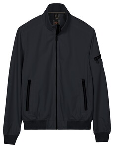 Baileys Full Zip Sleeve Pocket Solid Color Jack Midden Grijs
