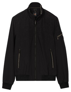 Baileys Full Zip Sleeve Pocket Solid Color Jack Navy