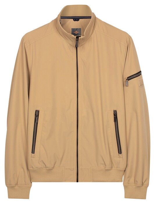 Baileys Full Zip Sleeve Pocket Solid Color Jack Zand