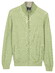 Baileys Full Zip Two-Tone Fine Textured Jacquard Allover Plated Cardigan Soft Green