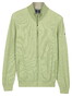 Baileys Full Zip Two-Tone Fine Textured Jacquard Allover Plated Cardigan Soft Green