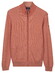 Baileys Full Zip Two-Tone Fine Textured Jacquard Allover Plated Vest Abrikoos