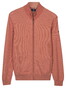 Baileys Full Zip Two-Tone Fine Textured Jacquard Allover Plated Vest Abrikoos