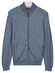 Baileys Full Zip Two-Tone Fine Textured Jacquard Allover Plated Vest Riviera Blue