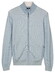 Baileys Full Zip Two-Tone Fine Textured Jacquard Allover Plated Vest Soft Blue