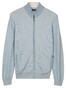 Baileys Full Zip Two-Tone Fine Textured Jacquard Allover Plated Vest Soft Blue