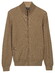 Baileys Full Zip Two-Tone Fine Textured Jacquard Allover Plated Vest Taupe