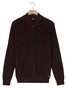 Baileys Fullzip Allover Structure Vest Deep Mauve